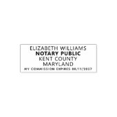 Maryland Notary Public Permastempel (Design)