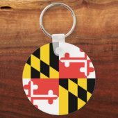 Maryland Offizielle Staatsflagge Schlüsselanhänger (Vorderseite)