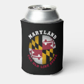 MARYLAND OLD LINE STAAT FLAG DOSENKÜHLER (Kanne Rückseite)