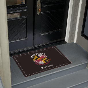 MARYLAND OLD LINE STAAT FLAG FUßMATTE