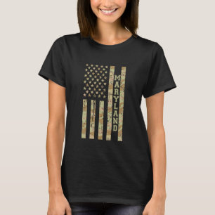 Maryland Old Line State Chesapeake Bay Wüsten-Tarn T-Shirt