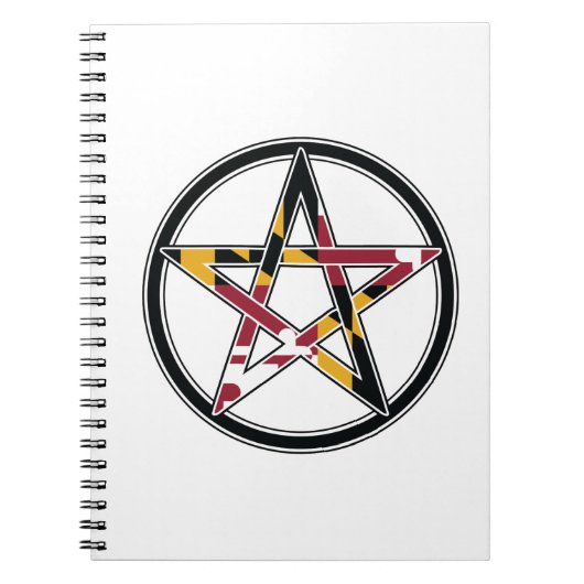 Maryland Pagan transparent Notizblock (Vorderseite)