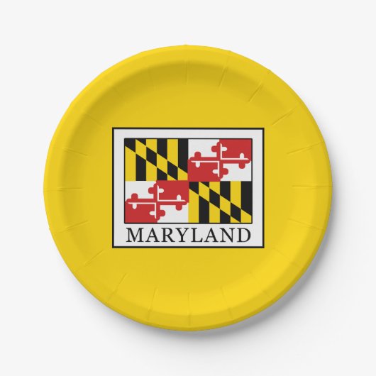 Maryland Pappteller (Vorderseite)