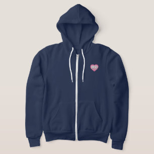 Maryland Pink Fade Heart - I Liebe MD Hoodie