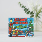 MARYLAND Postcard Postkarte (Stehend Vorderseite)