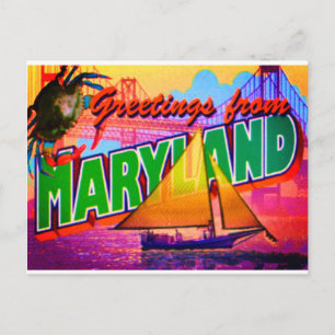 Maryland Postcard Postkarte
