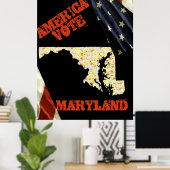 MARYLAND POSTER (Heimbüro)