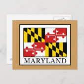Maryland Postkarte (Vorne/Hinten)