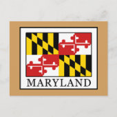 Maryland Postkarte (Vorderseite)