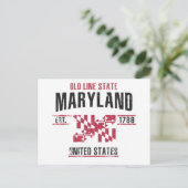 Maryland Postkarte (Stehend Vorderseite)