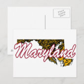 Maryland Postkarte (Vorne/Hinten)
