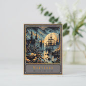 Maryland | Postkarte Gothic Art (Stehend Vorderseite)
