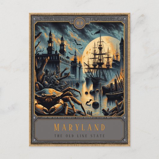 Maryland | Postkarte Gothic Art (Vorderseite)
