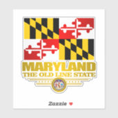 Maryland Pride Aufkleber (Blatt)