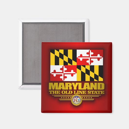 Maryland Pride Magnet (Vorderseite/Rückseite)
