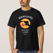 Maryland Proudly Crabby Since 1788 T-Shirt (Vorderseite)