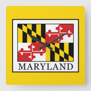 Maryland Quadratische Wanduhr