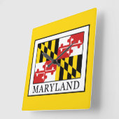 Maryland Quadratische Wanduhr (Winkel)