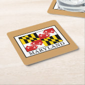 Maryland Rechteckiger Pappuntersetzer (angewinkelt)