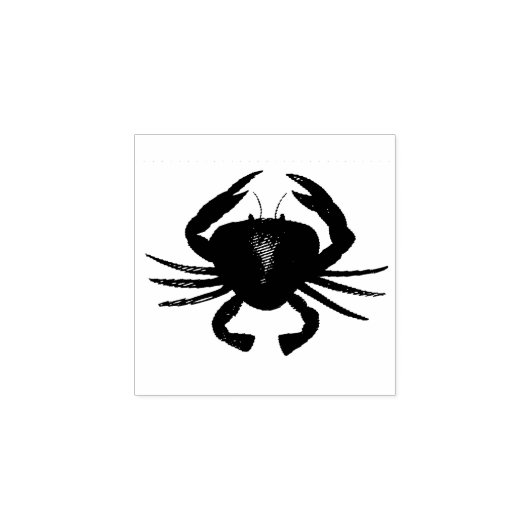 Maryland Red Crab Crabs Seafood Beach Rubber Brief Gummistempel (Prägung)