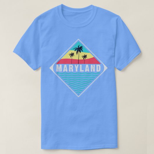 Maryland-Reise T-Shirt (Design vorne)