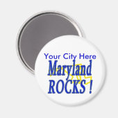 Maryland Rocks ! Magnet (Vorderseite/Rückseite)