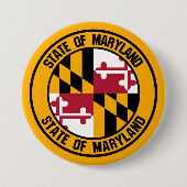Maryland Round Emblem Button (Vorderseite)
