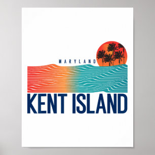 Maryland Sandy Point Männer surfen Frauen Poster