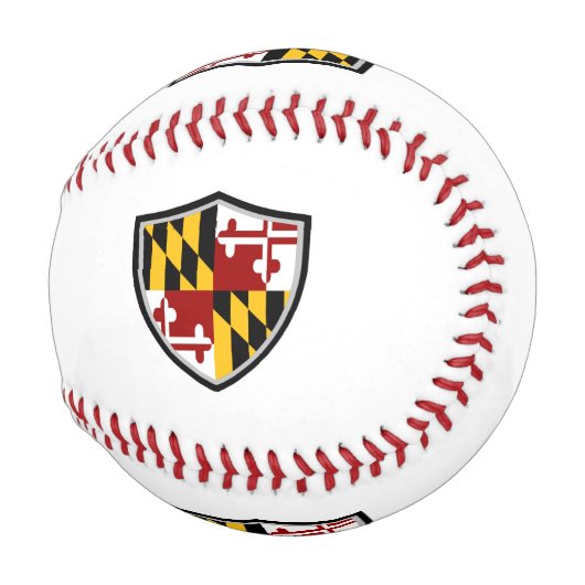 Maryland-Schild-Baseball Baseball (Vorne Rechts)