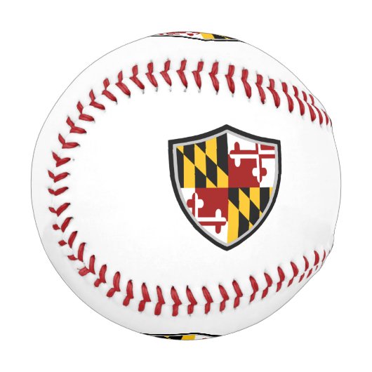 Maryland-Schild-Baseball Baseball (Vorderseite Links)
