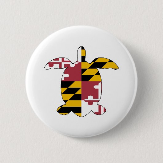 Maryland-Schildkröte Button (Vorderseite)