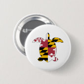 Maryland-Schildkröte Button (Vorne & Hinten)