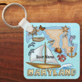 Maryland Schlüsselanhänger (Vorderseite)