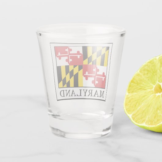 Maryland Schnapsglas (Rückseite)