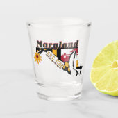Maryland-Schnapsglas Schnapsglas (Vorderseite)