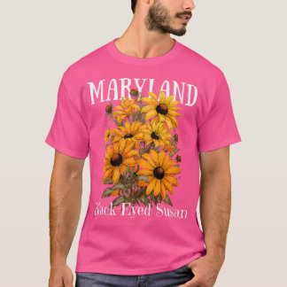 Maryland Schwarzäugige Susanne Blumen Gärtnerei T-Shirt
