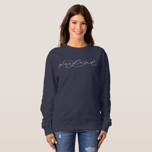 Maryland Script Staat Women's Sweatshirt (Vorne ganz)