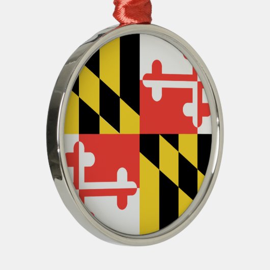 MARYLAND SILBERNES ORNAMENT (Rechts)