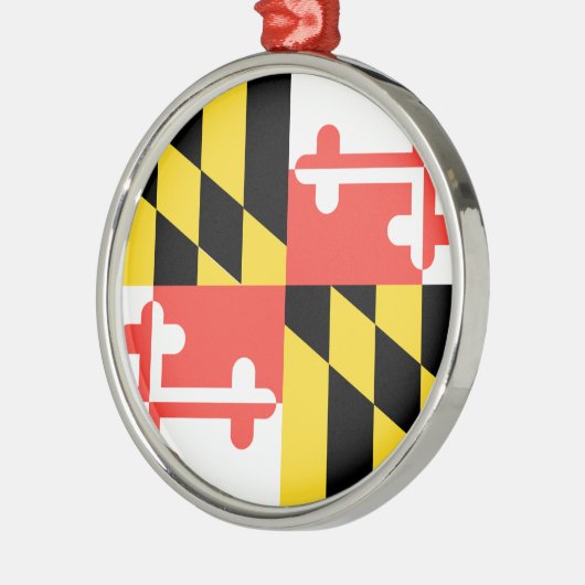 MARYLAND SILBERNES ORNAMENT (Links)