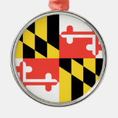 MARYLAND SILBERNES ORNAMENT (Vorne)