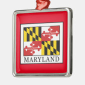 Maryland Silbernes Ornament (Links)