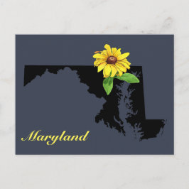 Maryland Silhouette Postkarte