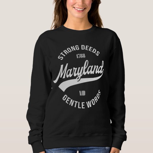 Maryland Staat 1 Sweatshirt (Vorderseite)
