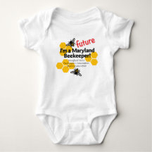 Maryland Staat Beekeepers Association Baby Anzug
