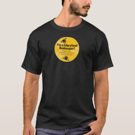Maryland Staat Beekeepers Association Black Shirt