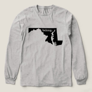 Maryland Staat Belong Staatsstolz Tri-Blend Shirt