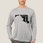 Maryland Staat Belong Staatsstolz Tri-Blend Shirt (Vorderseite)
