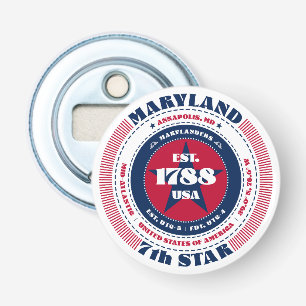 Maryland Staat Information Circle Flaschenöffner