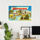 Maryland Staat MD Old Vintage Travel Postcard- Poster (Heimbüro)