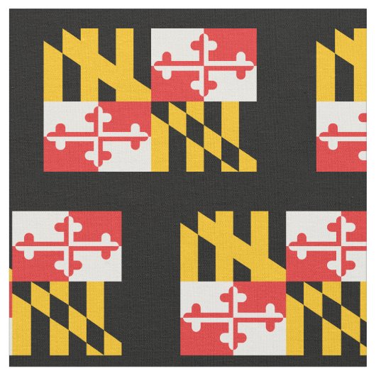 Maryland Staat Patriotic Flag Stoff (Nahaufnahme)
